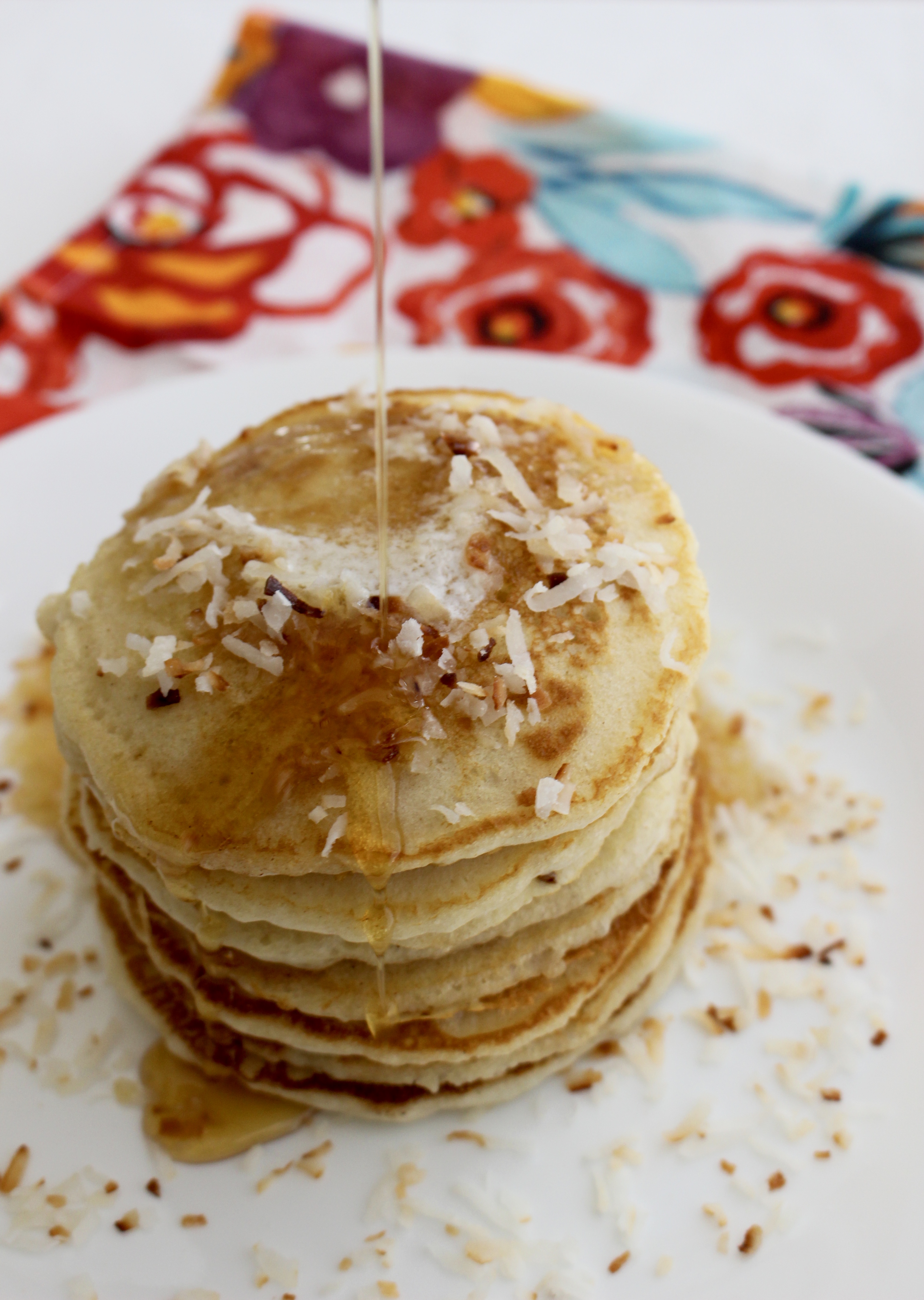 Toasted Coconut Pancakes