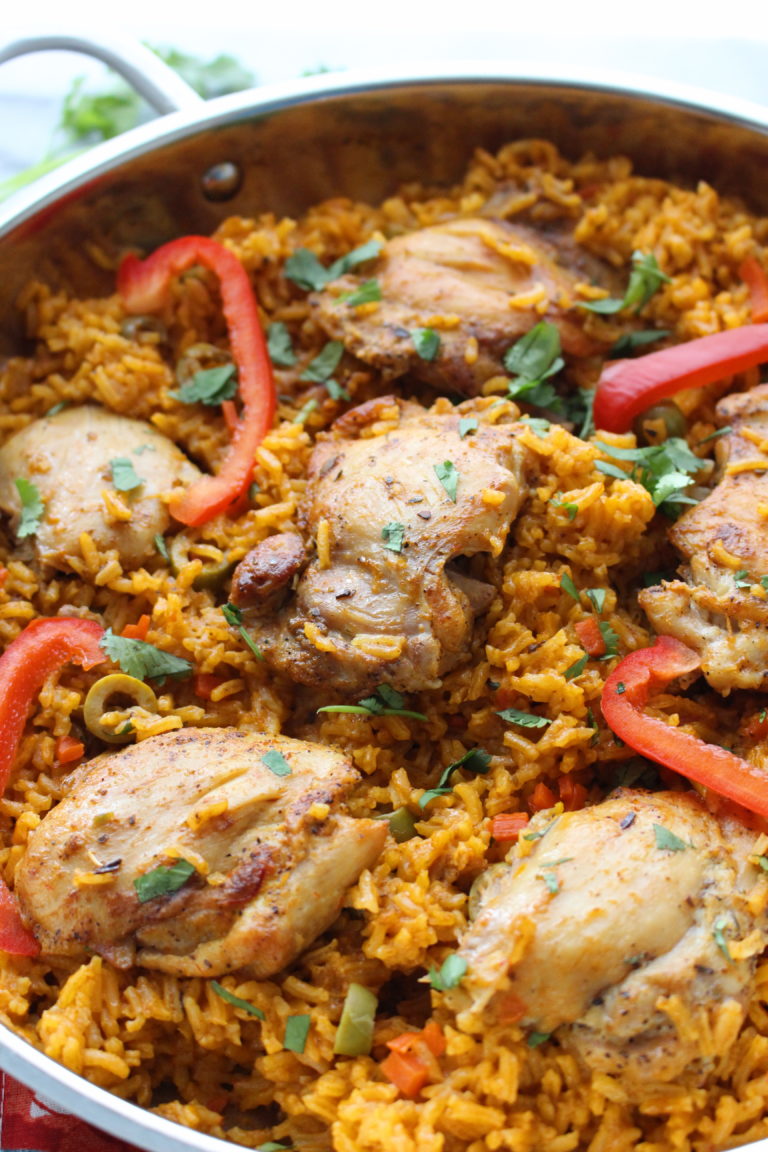 Arroz con Pollo (Spanish Rice with Chicken) – Alnissa at Home